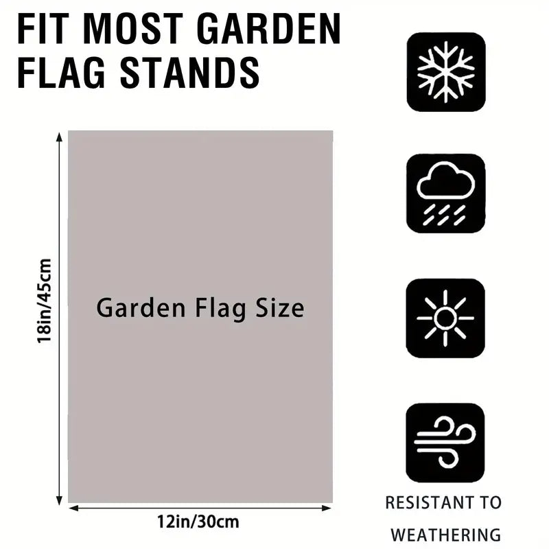 Patriotic Garden Flag Let Freedom Ring Double Sided 4th of July Fire Works