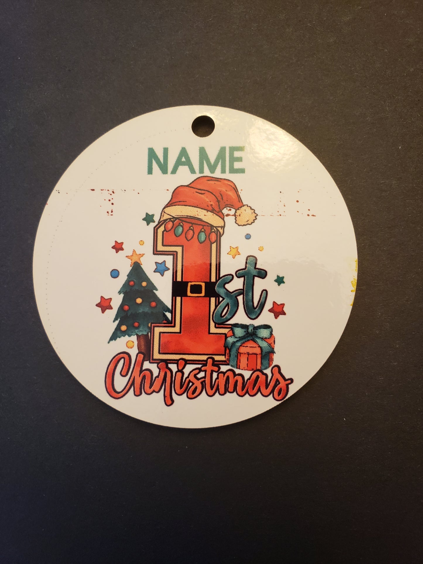 Personalized First Christmas Ornament