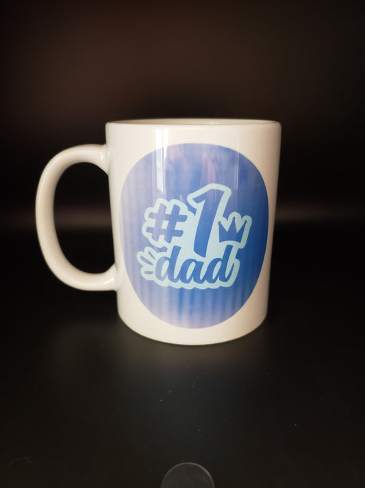 #1 Dad Coffee Mug