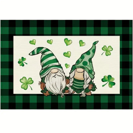 St Patrick's Farmhouse Gnome Placemats Set 4