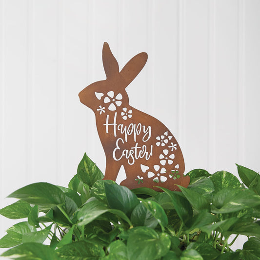 Colonial Tin Works Metal Easter Bunny Garden Stake