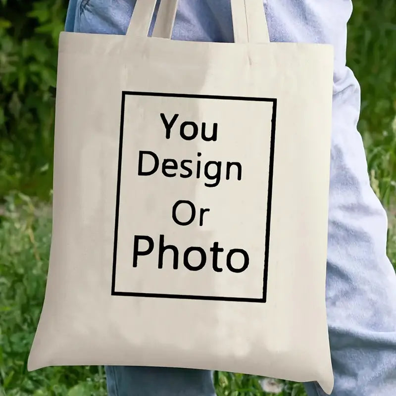 Customized Tote, Your Logo, Graphics, Texts or Pictures