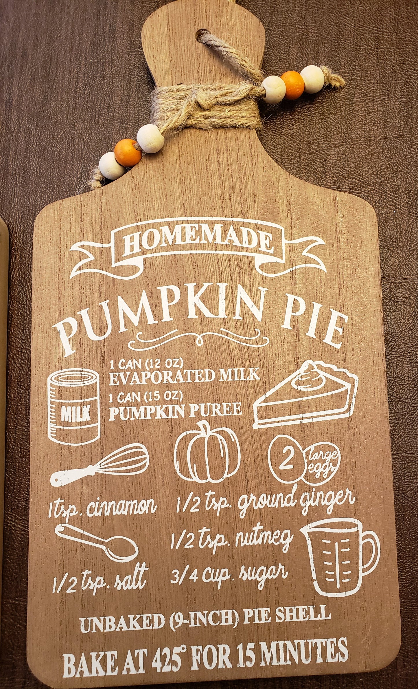 Farmhouse Hanging Cutting Boards Apple Or Pumpkin Pie Recipe