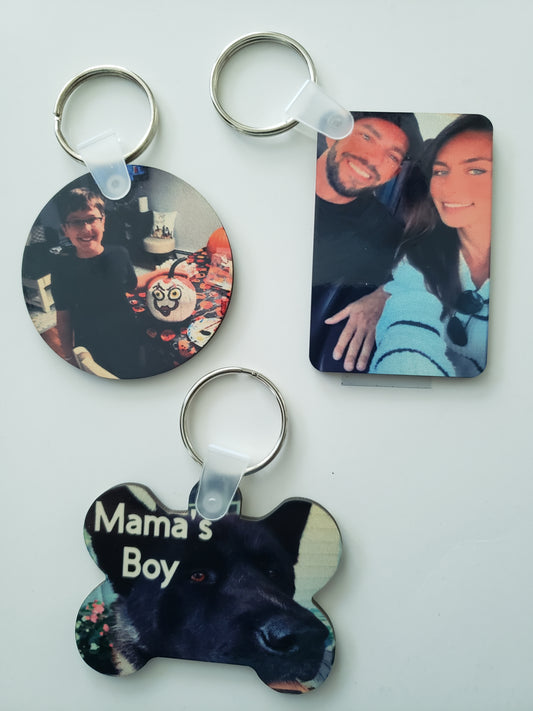 Design Your Personalized Custom Keychain Printed both Sides