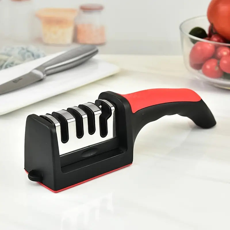 Knife Sharpener Professional Ceramic Kitchen Sharpening System 4 Stage