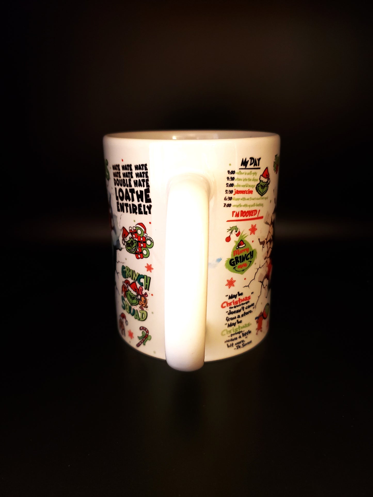 Christmas Funny Grinch Mug 11 oz Ceramic