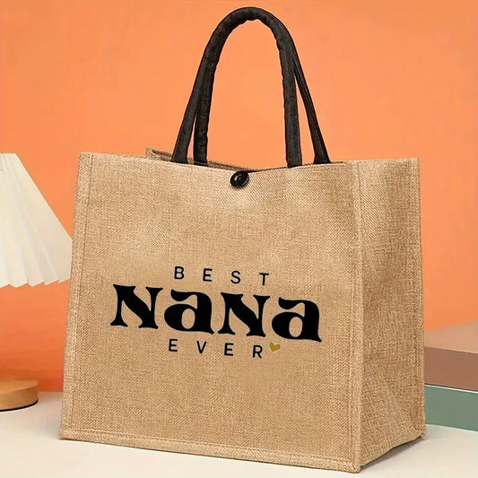 Large Tote Bag For Nana, Best Nana Ever