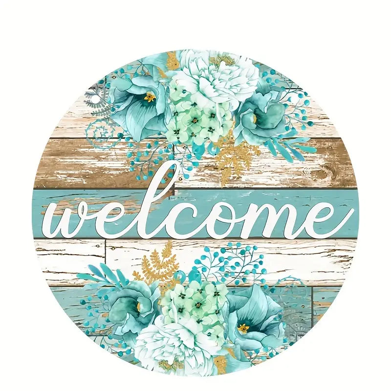 Coastal Style Hanging Welcome with Shiplap Design